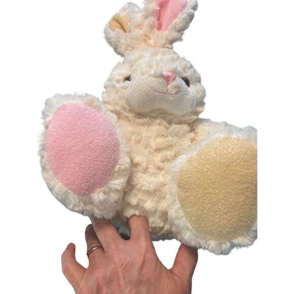 Fluffy Plush Bunny With Big Eyes & Pink Nose - The Huggable Fuzzball - Picture 6 of 9